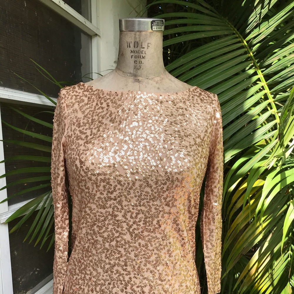 J.C Crew Sequence Top Very Good Cond Small Boho - image 1